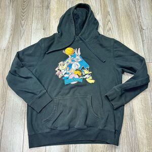 Space Jam‎ Hoodie Medium Black Tune Squad Long Sleeve